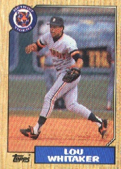 1987 Topps Baseball Cards      661     Lou Whitaker